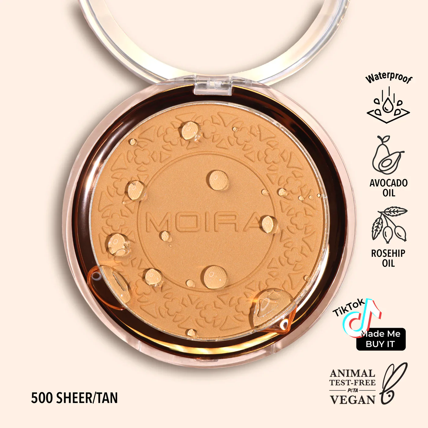 Moira - Polvo Compacto Soft Focus Waterproof Setting Powder - Imagen 8