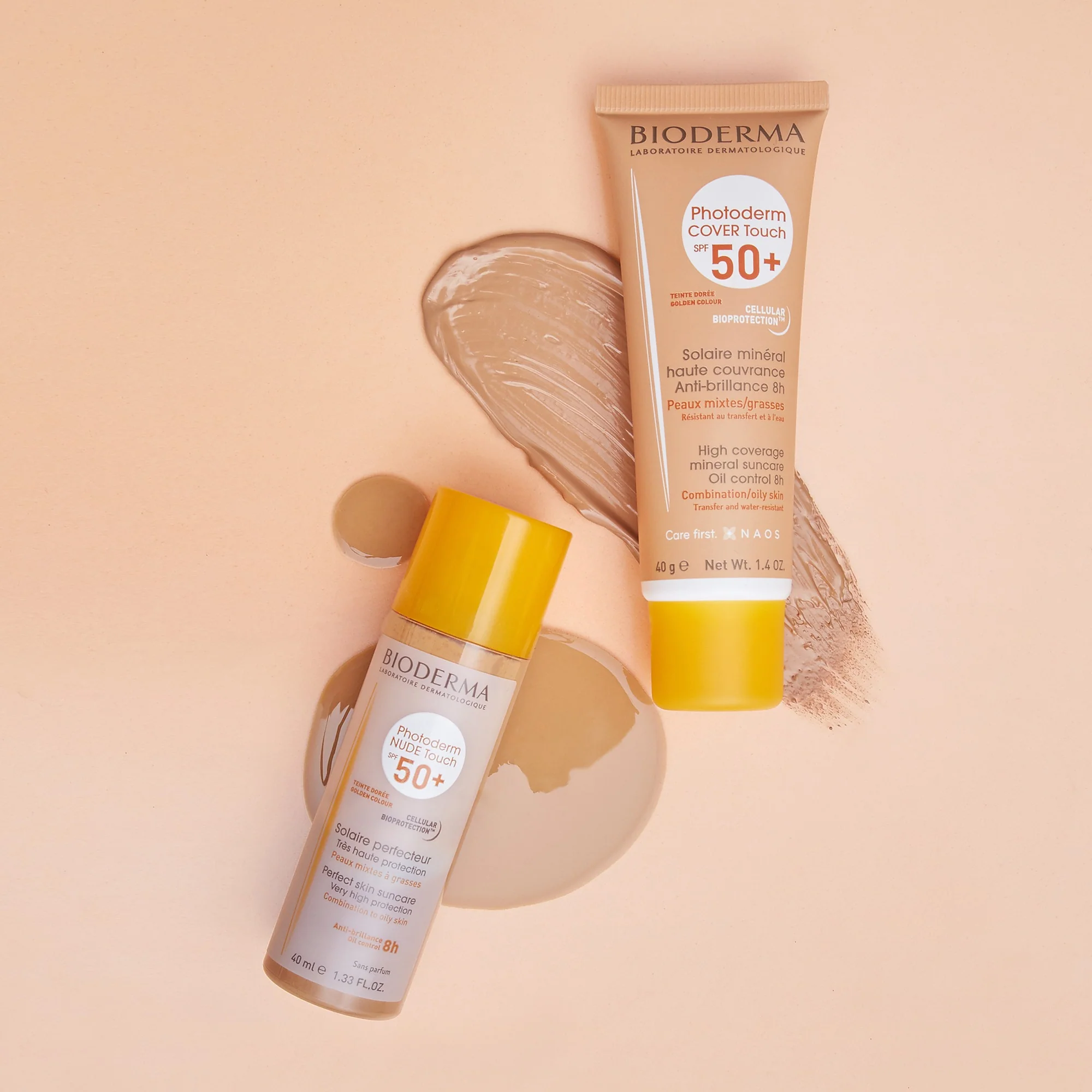 BIODERMA Protector Solar Photoderm COVER Touch MINERAL FPS 50, Dorado - Imagen 5