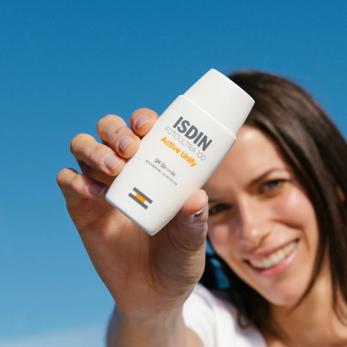 ISDIN FOTOULTRA 100 Active Unify Sin Color SPF50+ Fusion Fluid, 50ml - Imagen 6