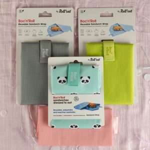 Envoltorio reutilizable para alimentos y bocadillos Roll’eat