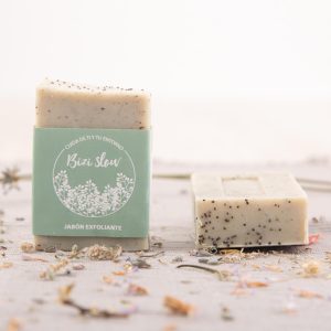 Pastilla Jabón sólido facial y corporal BIO Exfoliante BIZI SLOW
