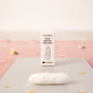 Recambio hilo dental natural bobina de 30 mts para estuche bambú NATURBRUSH